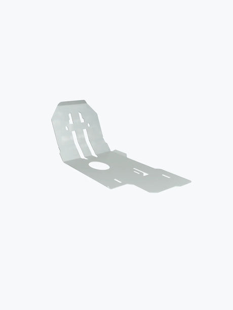 Legundary Custom Combat Bash Plate for Royal Enfield Super Meteor 650 silver aluminium engine protection