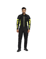 Royal Enfield Streetwind Pro Class A Riding Jacket in Black and Orange