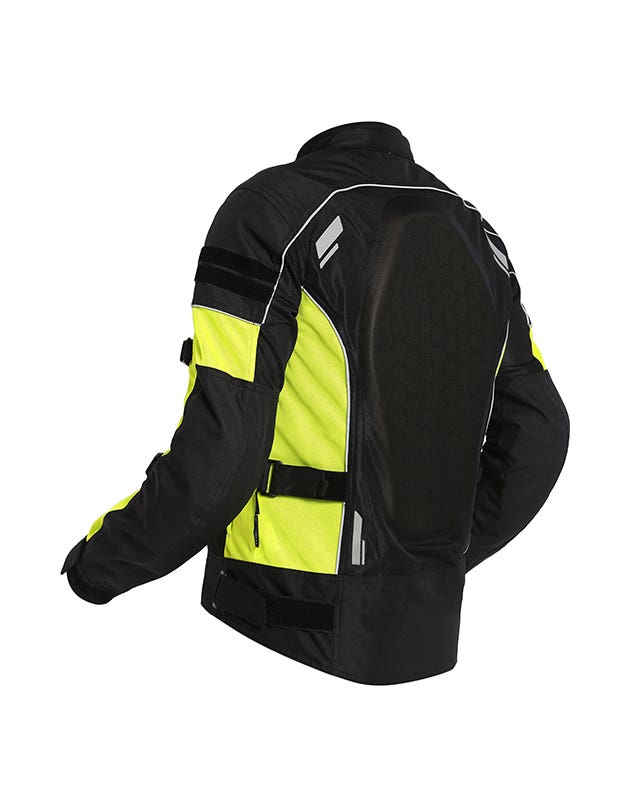 Royal Enfield Streetwind Pro Class A Riding Jacket in Black and Orange