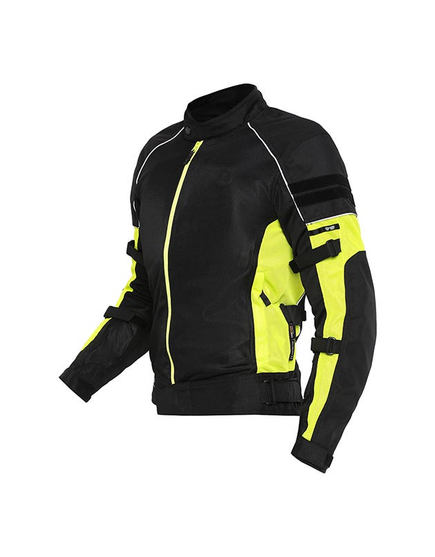 Royal Enfield Streetwind Pro Class A Riding Jacket in Black and Orange