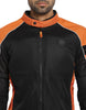 Royal Enfield Streetwind Pro Class A Riding Jacket in Black and Orange