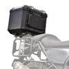 Auto Engina 42L Black Aluminium Top Box for Royal Enfield Himalayan 411 Waterproof Motorcycle Top Case