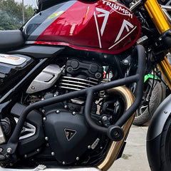 Hyperrider Triumph Speed 400 Scrambler 400 X Crash Guard Type 2 Delrin Slider