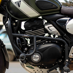 Hyperrider Triumph Speed 400 Scrambler 400 X Crash Guard Type 2 Delrin Slider