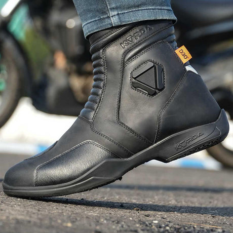 KORDA TourMaster High black D3O motorcycle riding boots