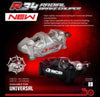 RCB R34 100mm LH black radial brake caliper 01BC114B