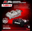 RCB R34 100mm LH black radial brake caliper 01BC114B
