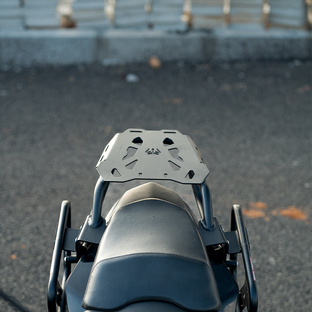 Moto Torque heavy duty back carrier for Honda CB200X luggage and top box mounting accessory