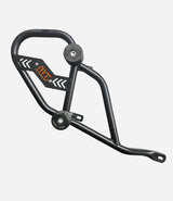 Mototorque STORM crash guard KTM Duke 390 mild steel engine protection with sliders
