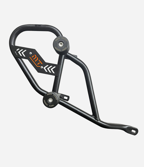 Mototorque STORM crash guard KTM Duke 390 mild steel engine protection with sliders