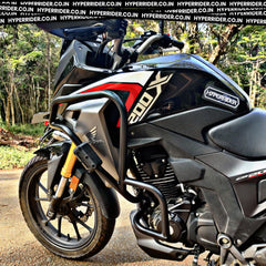 Hyperrider Crash Guard with Universal Grab Slider for Honda CB200X and NX200