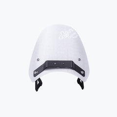 Legundary Custom Zephyr visor for Triumph Scrambler 400 X silver aluminium windshield flyscreen