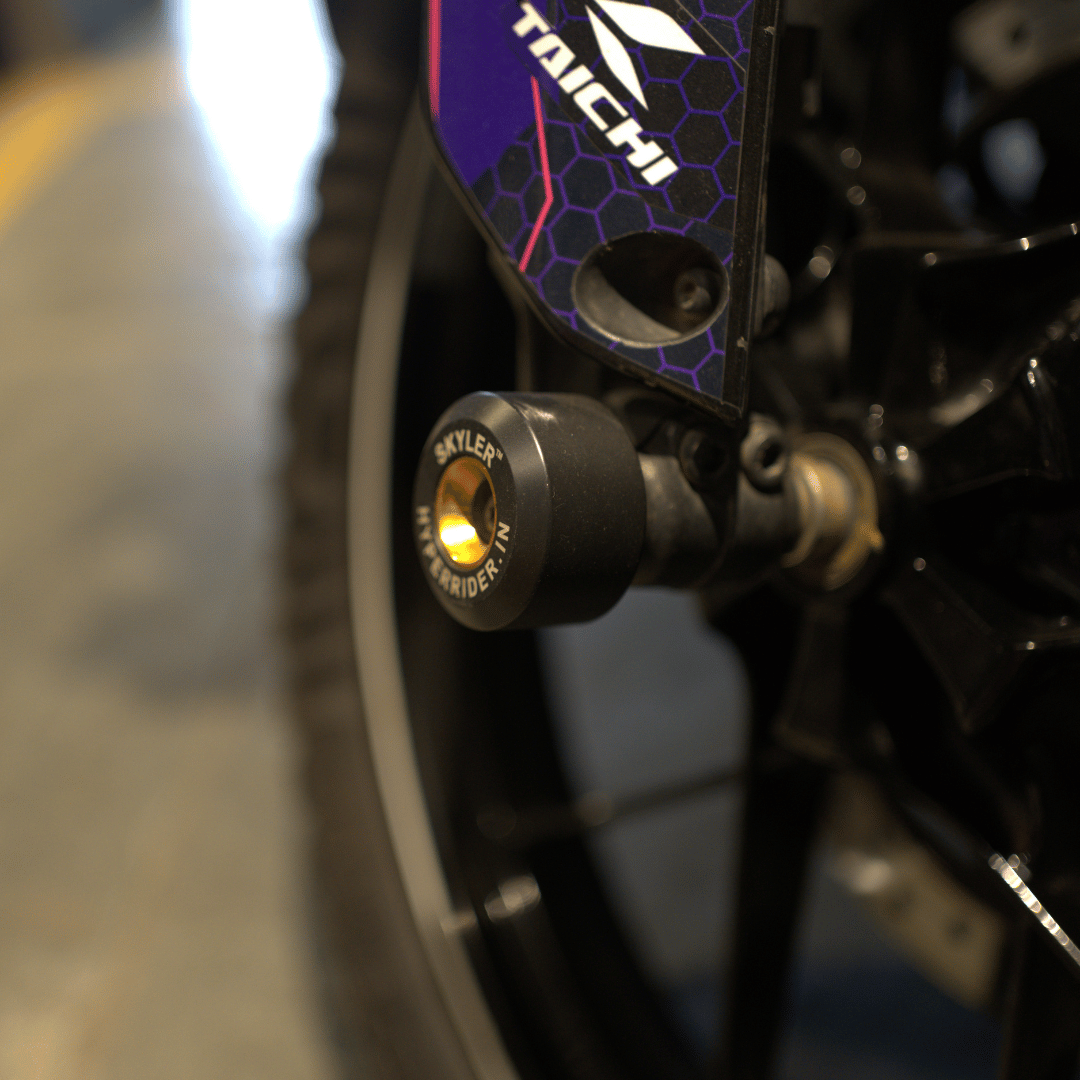 Hyperrider Front Fork Slider for KTM Adventure 250 and 390 Front Axle Crash Protection