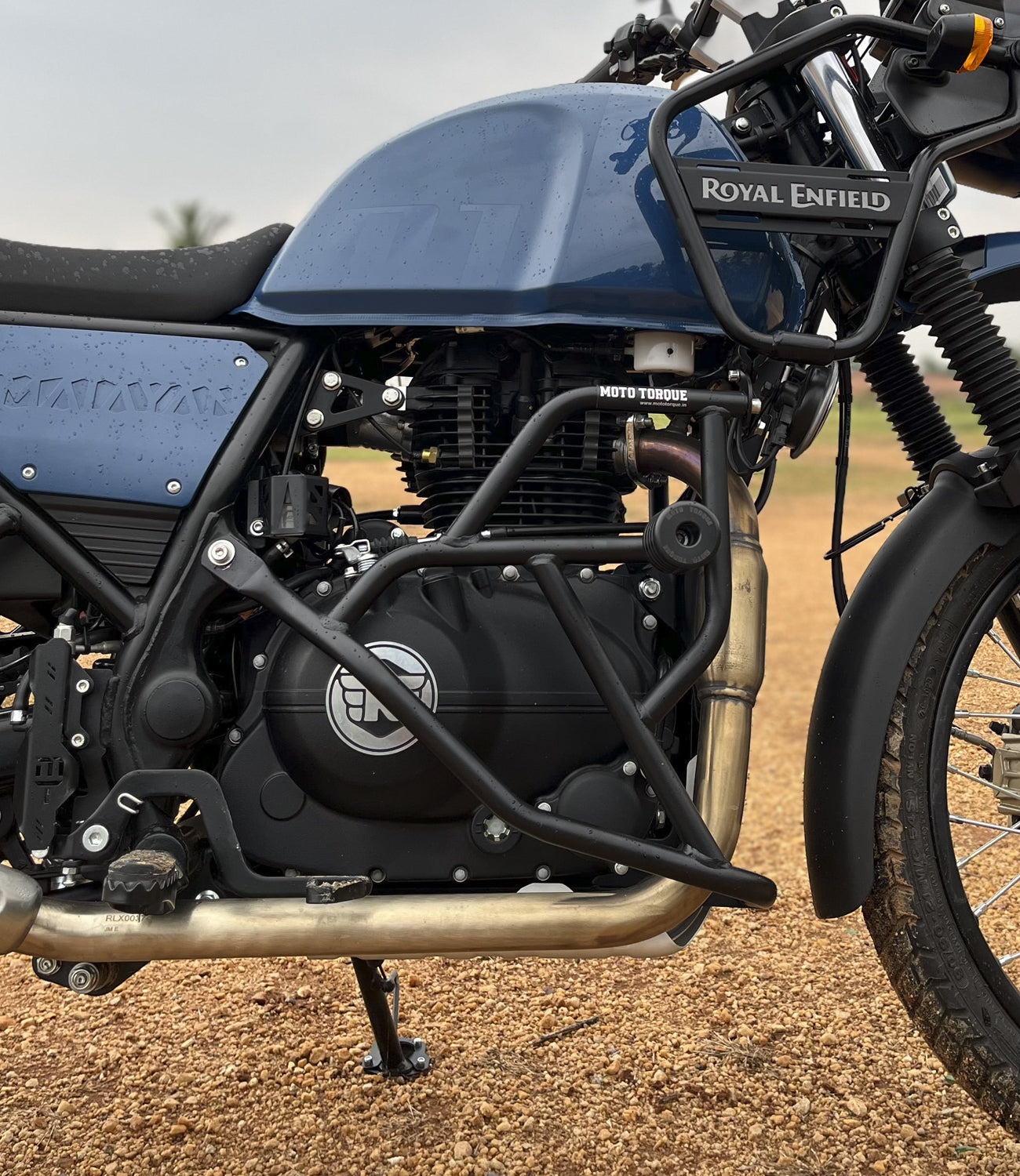 Mototorque Guardian crash guard Royal Enfield Himalayan heavy duty engine protection