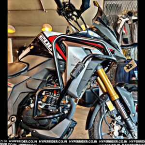 Hyperrider Crash Guard with Universal Grab Slider for Honda CB200X and NX200