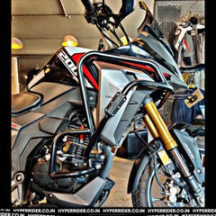 Hyperrider Crash Guard with Universal Grab Slider for Honda CB200X and NX200