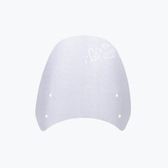 Legundary Custom Zephyr visor for Triumph Scrambler 400 X silver aluminium windshield flyscreen