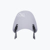 Legundary Custom Zephyr visor for Triumph Scrambler 400 X silver aluminium windshield flyscreen