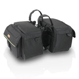 Guardian Gears SideKick Cruiser 50L motorcycle saddlebags straight exhaust