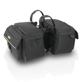 Guardian Gears SideKick Cruiser 50L motorcycle saddlebags straight exhaust