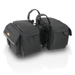 Guardian Gears SideKick Cruiser 50L motorcycle saddlebags straight exhaust