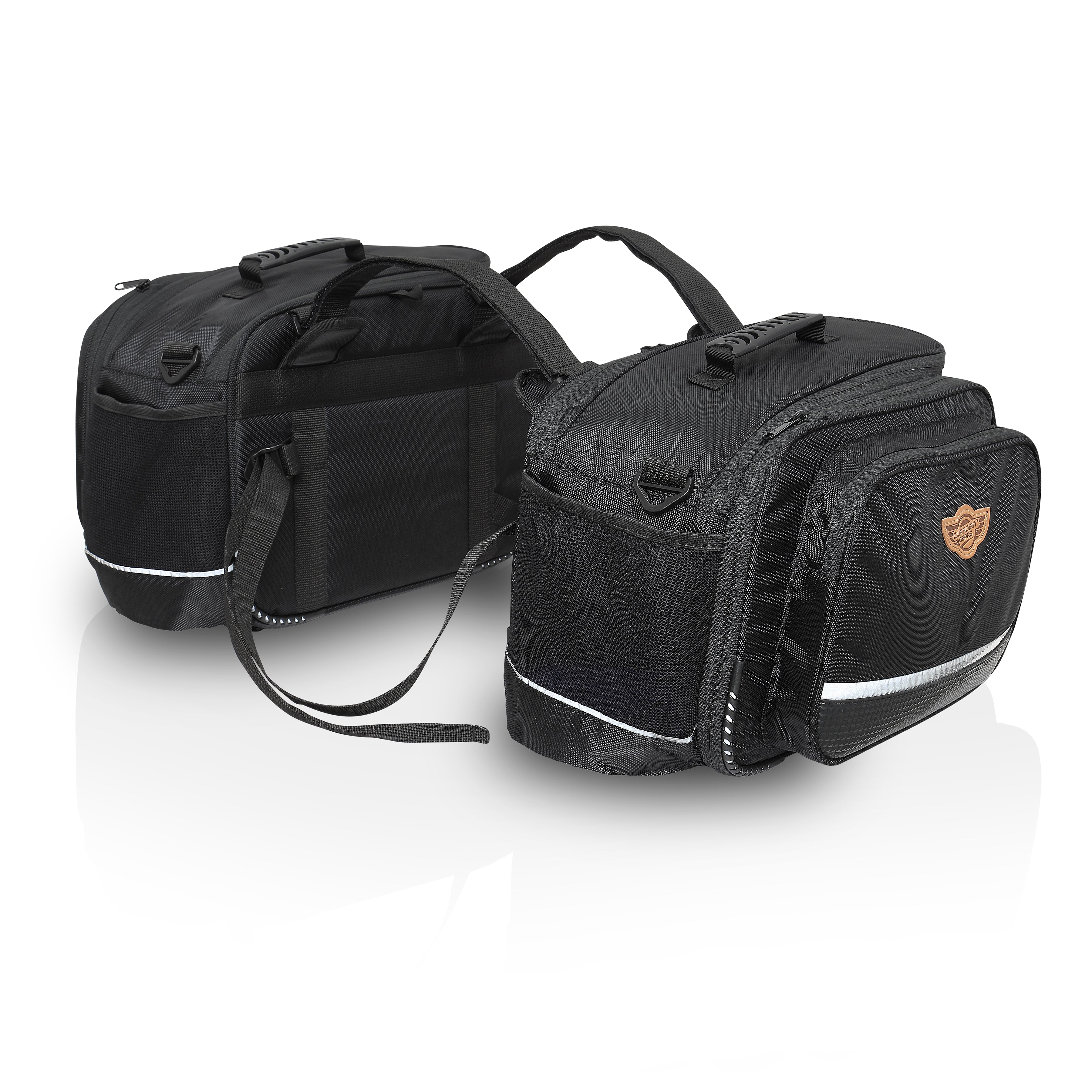 Guardian Gears Stallion 50L expandable motorcycle saddlebags
