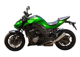 Silver Stallion slip on performance exhaust for Kawasaki Z1000 silver black matte brushed