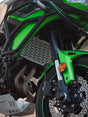 Legundary Custom Vector Radiator Grill for Kawasaki Versys 650 Aluminium Silver Radiator Guard Protector