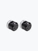 Legundary Custom Rotex Front Wheel Slider for Kawasaki Versys 650 Black Silver Aluminium Mild Steel Fork Protector