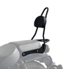 Auto Engina Sissy Bar with Backrest for Royal Enfield Meteor 350 in Gloss Black with Integrated Luggage Rack