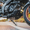 Legundary Custom Vambrace Bash Plate Black for Yamaha XSR 155 Mild Steel Engine Skid Plate Protection