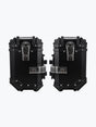Legundary Custom Fort Knox Series SB 36L Aluminium Top Box Black Silver Motorcycle Luggage Storage Case