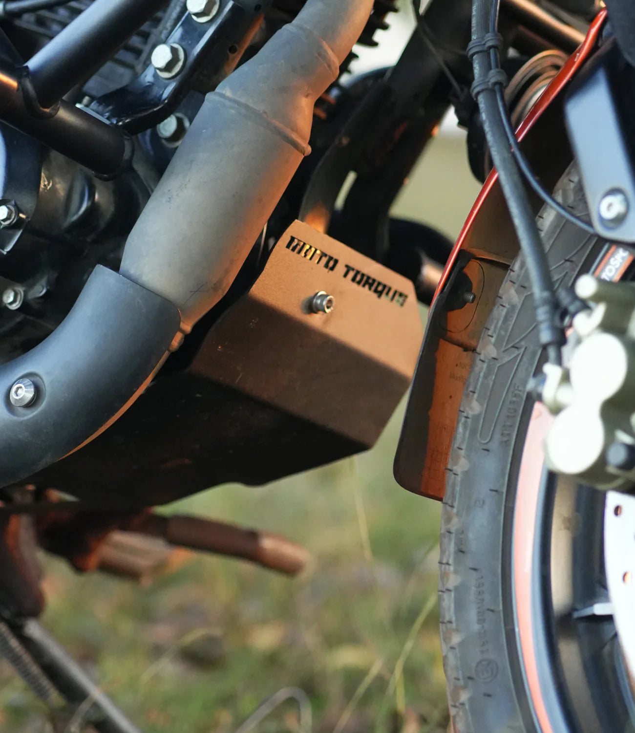 Moto Torque Engine Guard Bash Plate for TVS Ronin