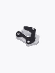 Legundary Custom Brogue Side Stand Base for Kawasaki Versys 650 Black Silver Stainless Steel Mild Steel Stand Enlarger Plate