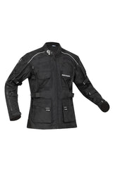 Lone Ranger Wayfarer Black Cordura Touring Motorcycle Riding Jacket with Level 2 Armor