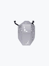 Legundary Custom Vambrace Bash Plate for Kawasaki Versys 650 | CNC Aluminium Engine Guard | Silver Skid Plate Protection