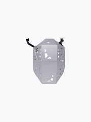Legundary Custom Vambrace Bash Plate for Kawasaki Versys 650 | CNC Aluminium Engine Guard | Silver Skid Plate Protection