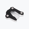 Legundary Custom Fortis Side Stand Base for Yamaha XSR 155 Black Silver Aluminium Mild Steel Stand Enlarger Plate