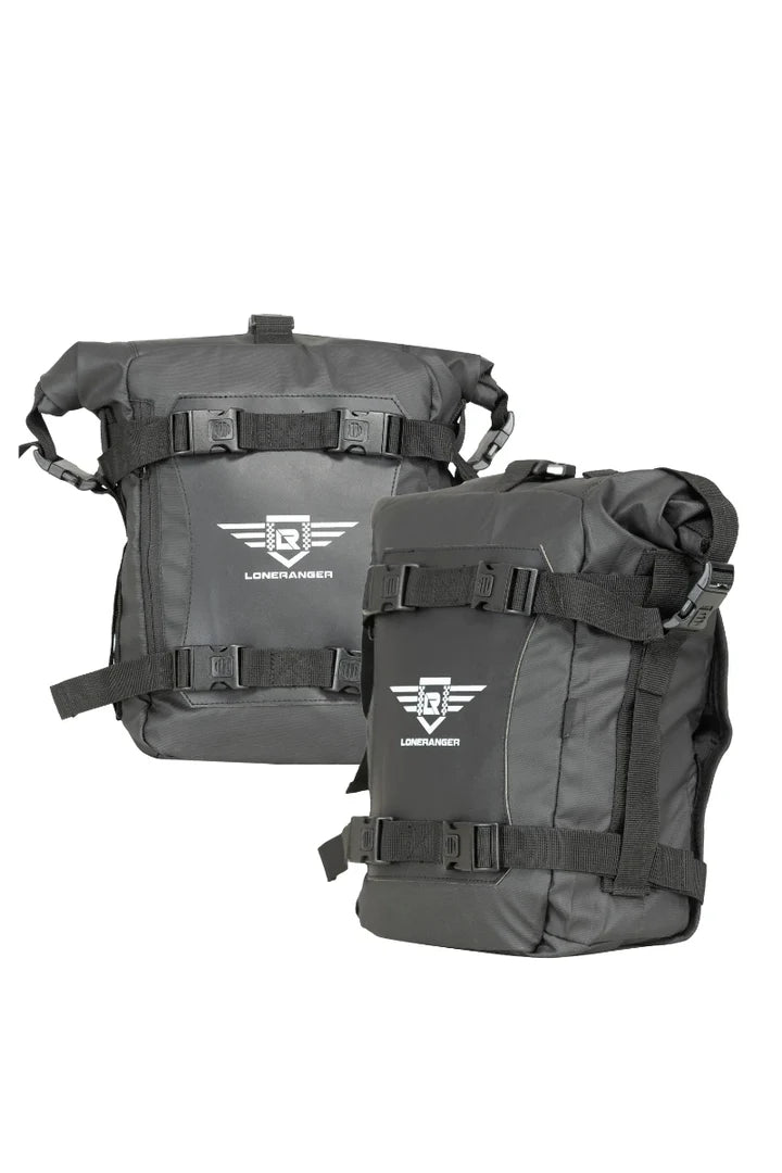 Lone Ranger Tripking Waterproof Front Motorcycle Pannier Bags 12L