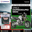 CRANK1 CB312 Sintered Rear Brake Pads for Aprilia Dorsoduro 1200 motorcycle brake pads