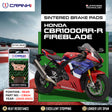 CRANK1 CB757 Sintered Front Brake Pads for Honda CBR1000RR-R Fireblade 2020-2022 and Fireblade SP 2021-2022
