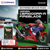 CRANK1 CB757 Sintered Front Brake Pads for Honda CBR1000RR-R Fireblade 2020-2022 and Fireblade SP 2021-2022