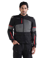 Royal Enfield Crossroader V2 Grey Neon Class A riding jacket