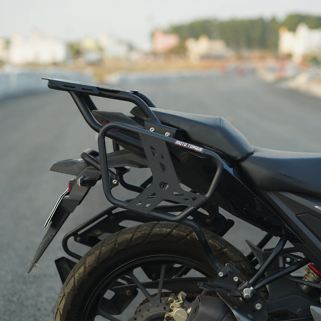 Moto Torque heavy duty saddle stay for Honda CB200X saddle bag and touring luggage support