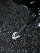 Legundary Custom Brogue Side Stand Base Triumph Tiger 660 Stainless Steel Silver Extender