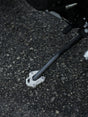 Legundary Custom Brogue Side Stand Base Triumph Tiger 660 Stainless Steel Silver Extender
