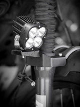 Legendary Custom Interceptor 650 foglight mount set black auxiliary light bracket for motorcycle