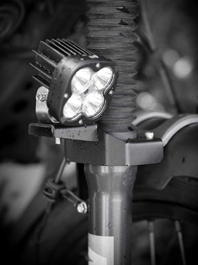 Legendary Custom Interceptor 650 foglight mount set black auxiliary light bracket for motorcycle