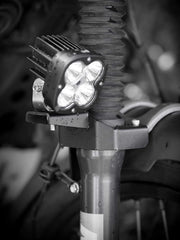 Legendary Custom Interceptor 650 foglight mount set black auxiliary light bracket for motorcycle