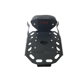 MotoCare CNC Carrier Plate with Backrest for Harley Davidson X440